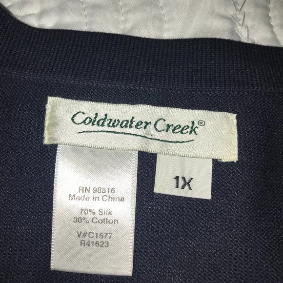 Coldwater Creek 3/4 Sleeve Sweater - Size 1X - Picture 2 of 7